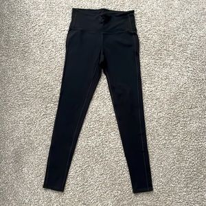 Plain Black Staple Athleta Legging